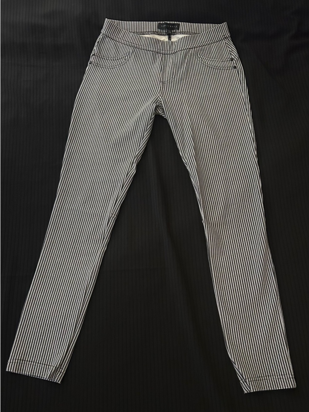 Sanctuary Black and White Houndstooth Slim Pants